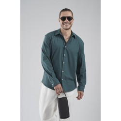 Regular Fit Kalıp Esnek %100 Pamuklu Erkek Düz Gömlek S