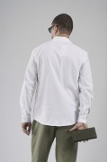 Regular Fit Kalıp Esnek %100 Pamuklu Erkek Düz Gömlek S