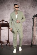 Regular Kalıp Blazer Keten Alt Üst Takım S