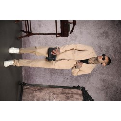 Regular Kalıp Blazer Keten Alt Üst Takım S
