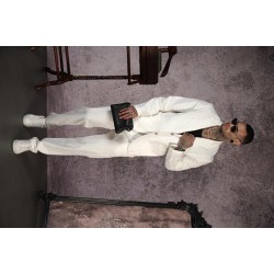 Regular Kalıp Blazer Keten Alt Üst Takım S
