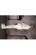 Regular Kalıp Blazer Keten Alt Üst Takım S