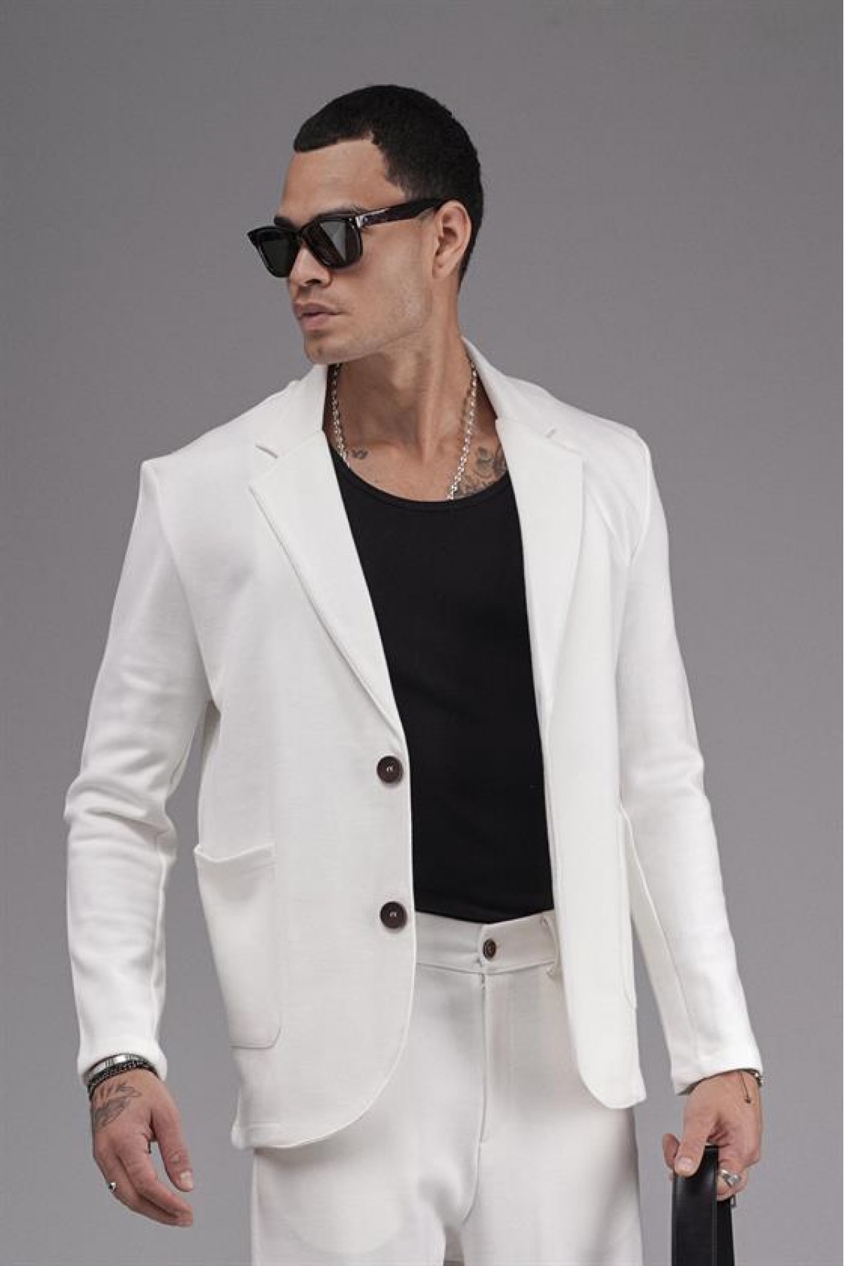Regular Kalıp Mevsimlik Erkek Blazer Takım S