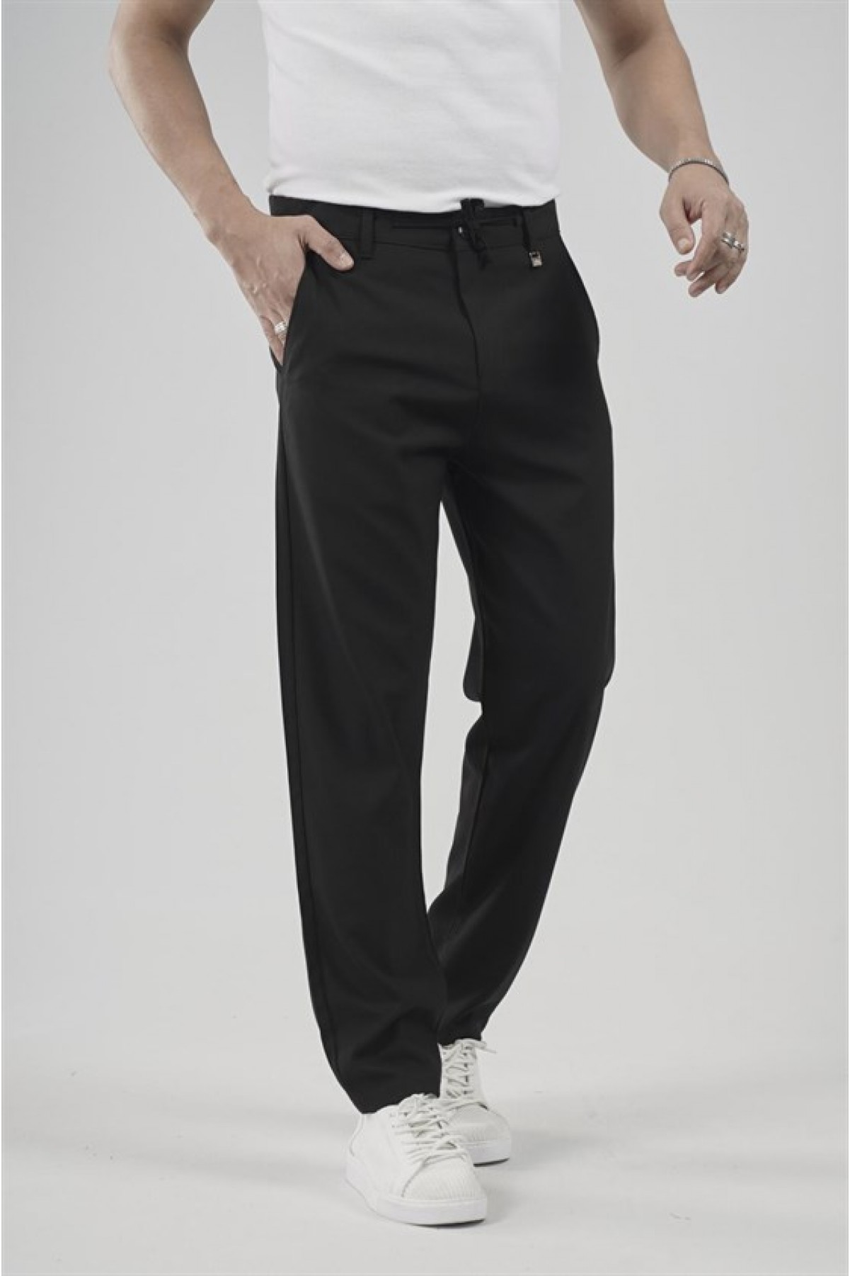 Skinny Kalıp Kumaş Pantolon S