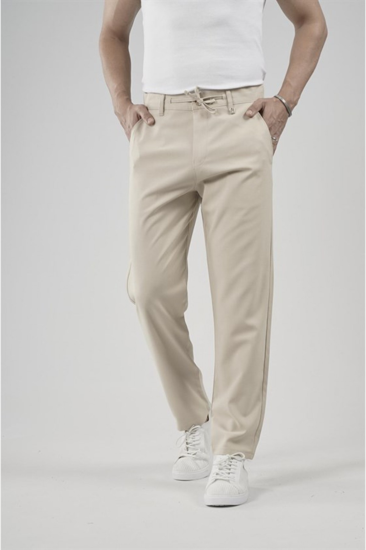 Skinny Kalıp Kumaş Pantolon S
