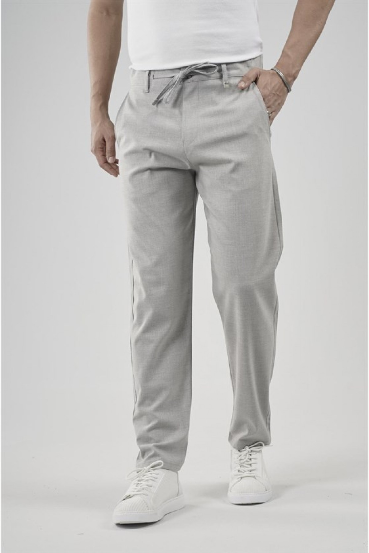 Skinny Kalıp Kumaş Pantolon S