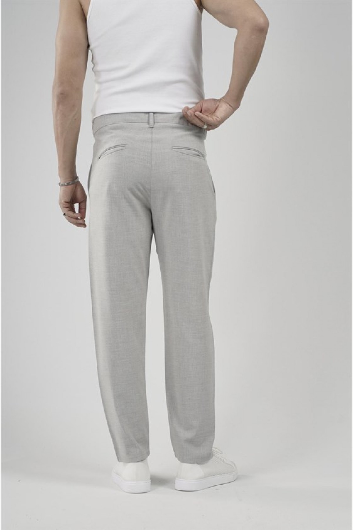 Skinny Kalıp Kumaş Pantolon S