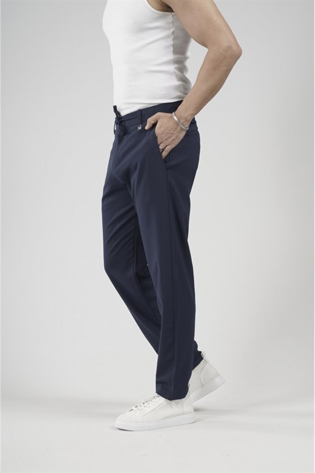 Skinny Kalıp Kumaş Pantolon S