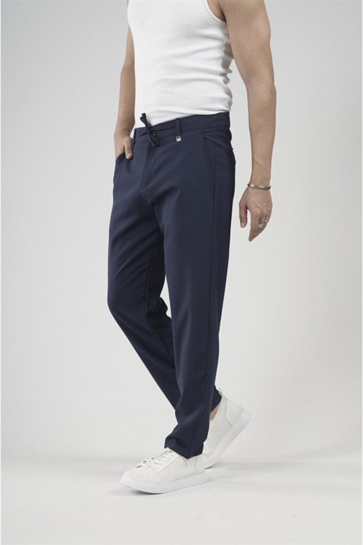 Skinny Kalıp Kumaş Pantolon S