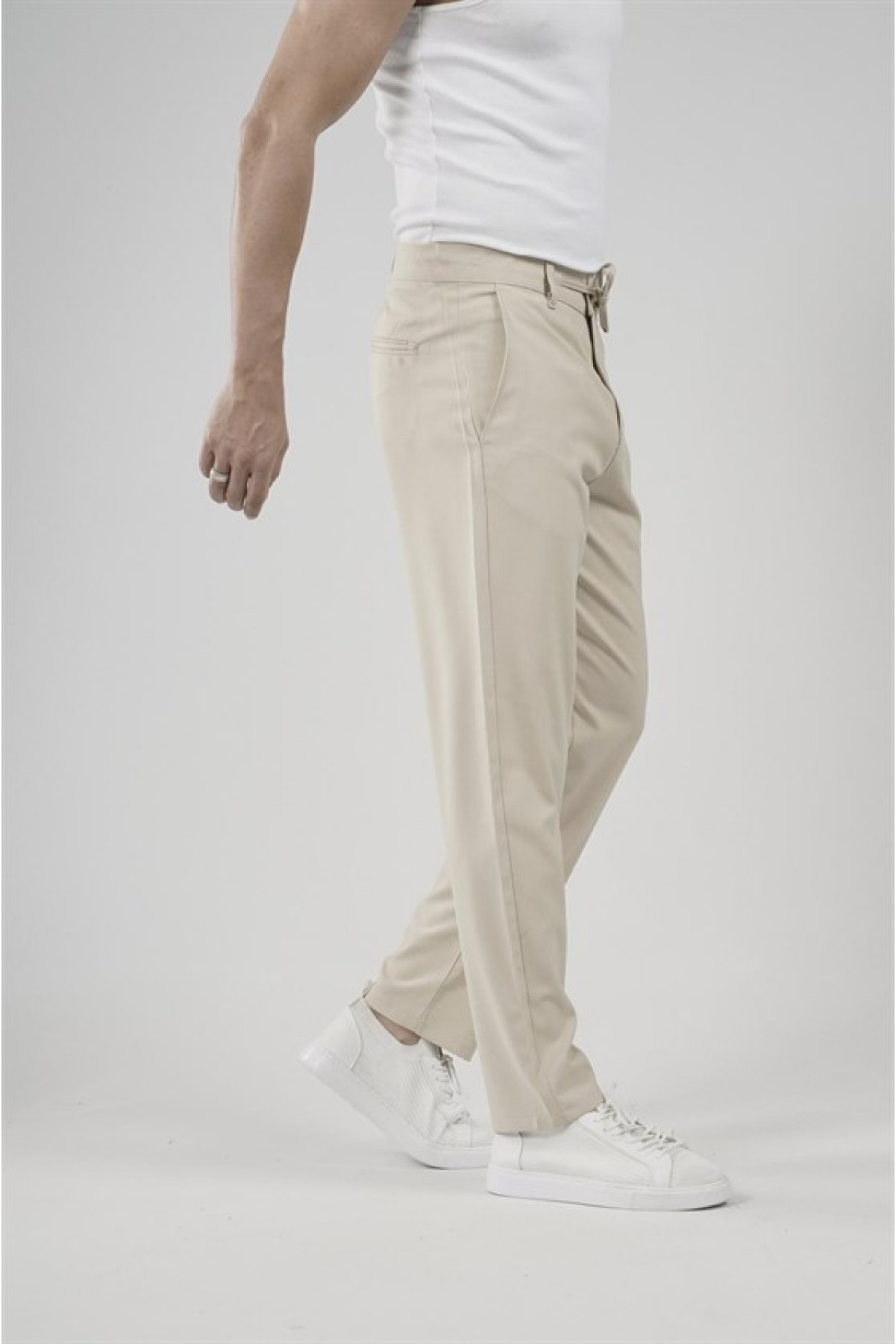 Skinny Kalıp Kumaş Pantolon S