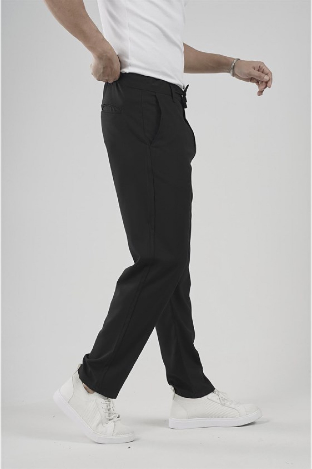 Skinny Kalıp Kumaş Pantolon S