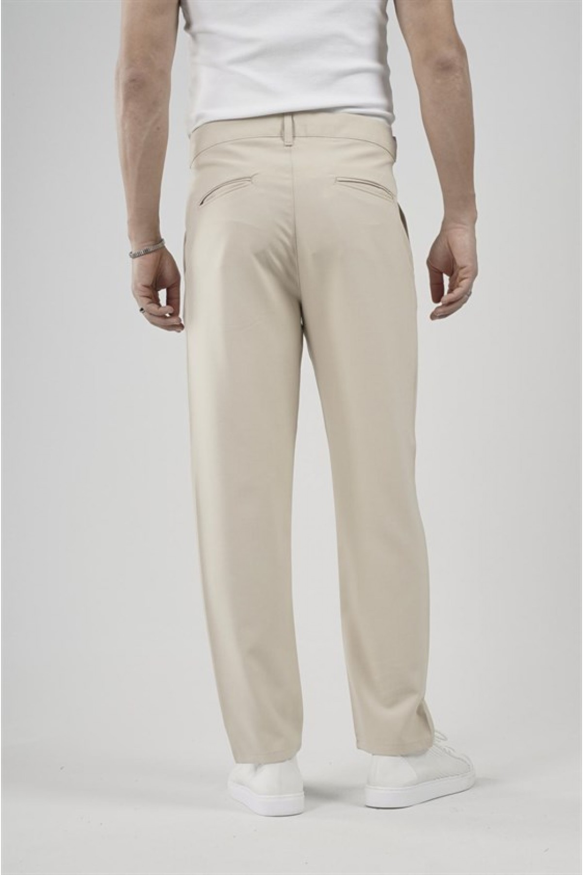Skinny Kalıp Kumaş Pantolon S