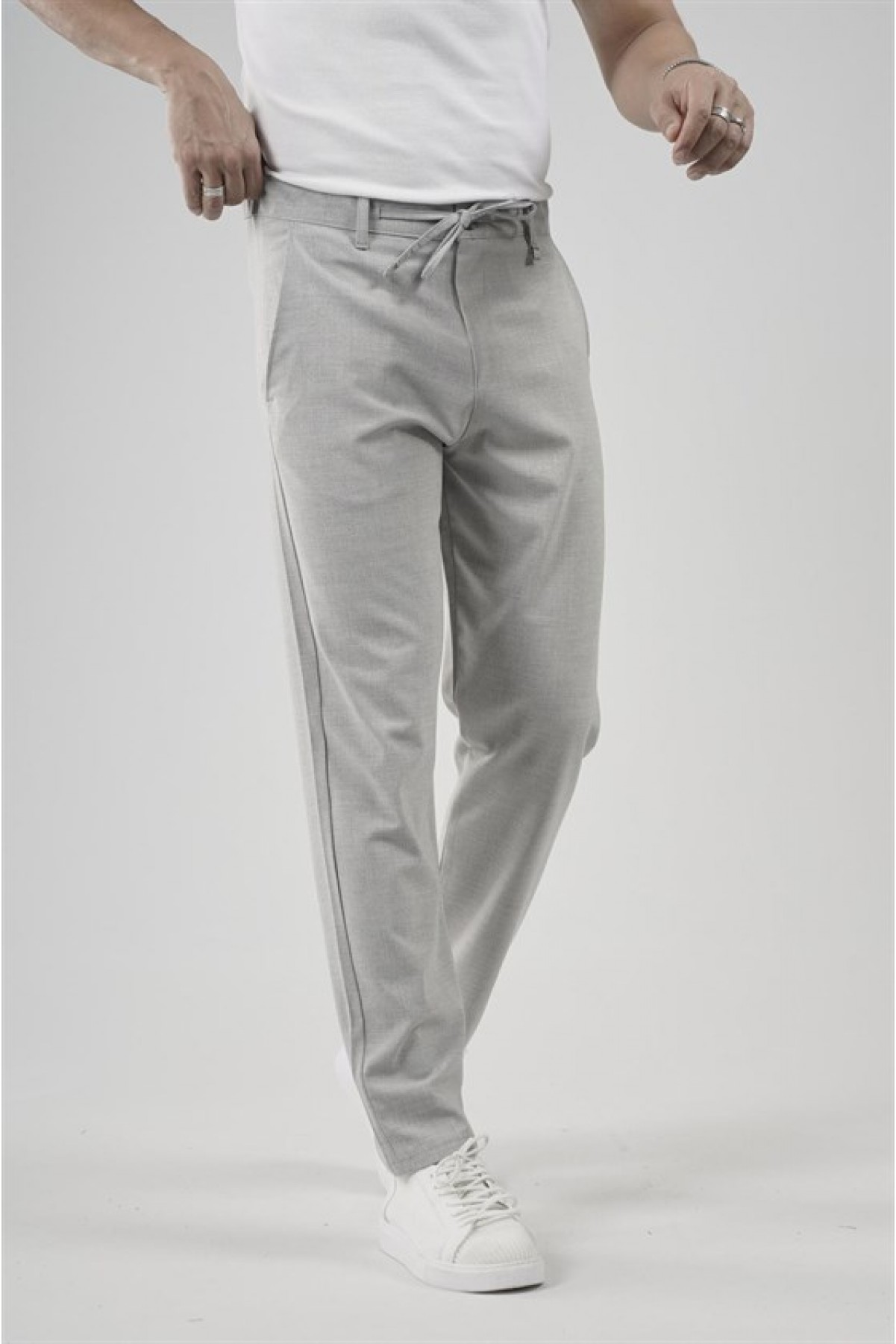 Skinny Kalıp Kumaş Pantolon S