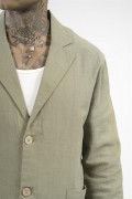 Slim Fit Kalıp Erkek Pamuklu Keten Alt Üst Takım S