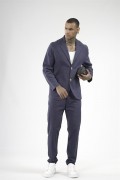 Slim Fit Kalıp Erkek Pamuklu Keten Alt Üst Takım S