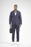 Slim Fit Kalıp Erkek Pamuklu Keten Alt Üst Takım S