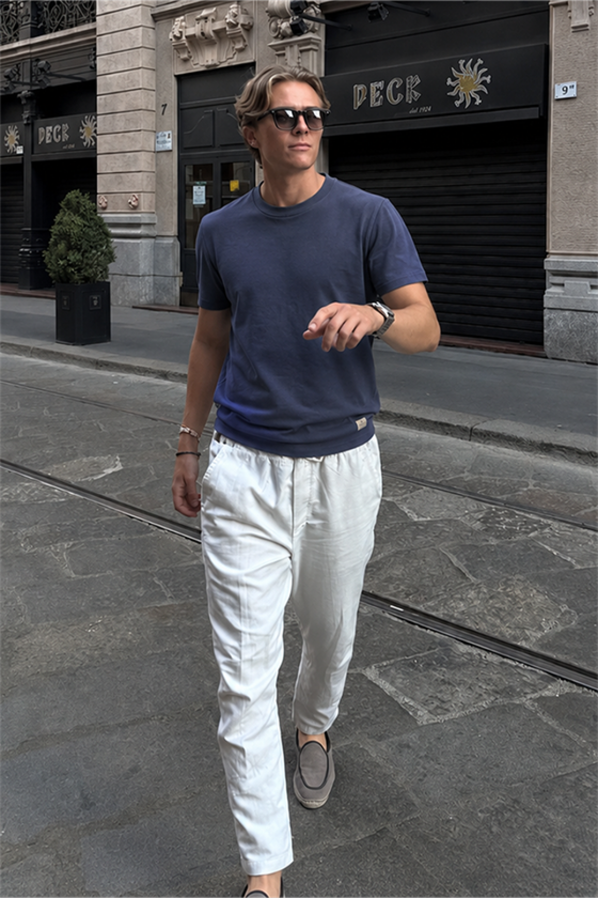Slim Fit Kalıp Kolu Ribanalı Basic %100 Pamuklu Tişört S