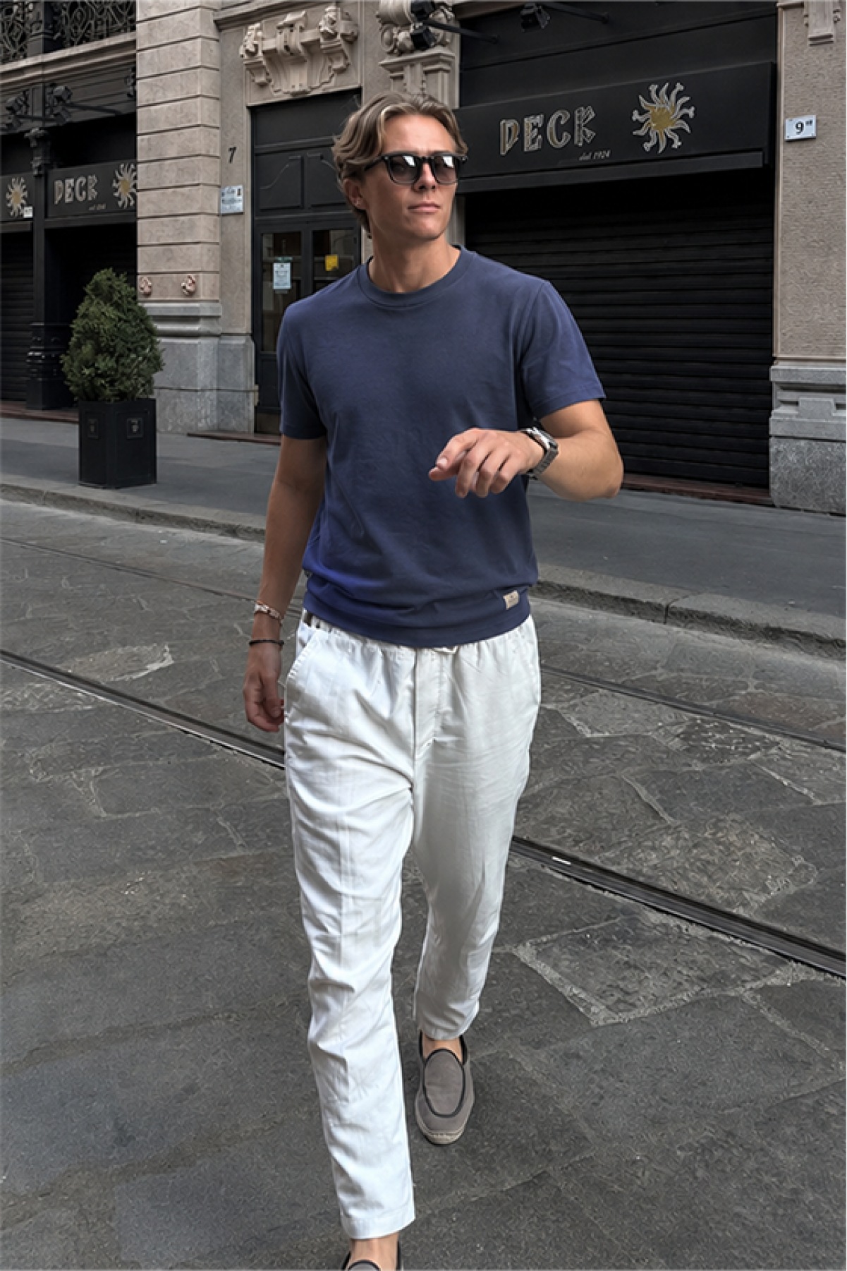 Slim Fit Kalıp Kolu Ribanalı Basic %100 Pamuklu Tişört S