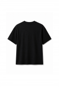 Slim Fit Kalıp Kolu Ribanalı Basic %100 Pamuklu Tişört S