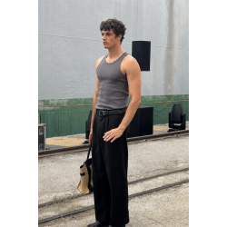 Slim Fit Kaşkorseli Esnek Düz  Erkek Sporcu Atlet XS