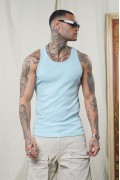 Slim Fit Kaşkorseli Esnek Düz  Erkek Sporcu Atlet XS