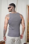Slim Fit Kaşkorseli Esnek Düz  Erkek Sporcu Atlet XS