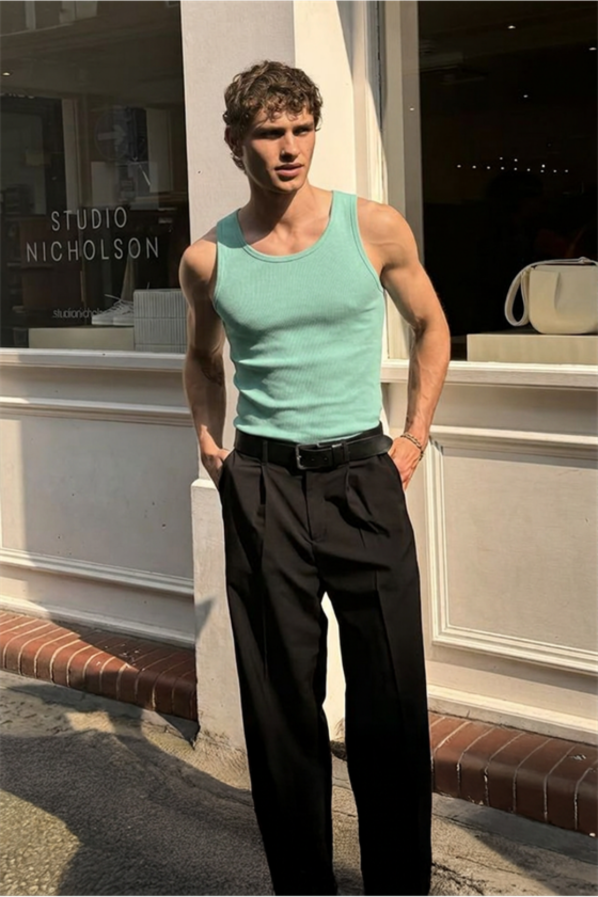 Slim Fit Kaşkorseli Esnek Düz  Erkek Sporcu Atlet XS