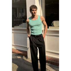Slim Fit Kaşkorseli Esnek Düz  Erkek Sporcu Atlet XS