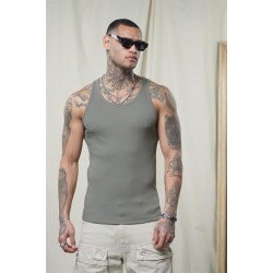 Slim Fit Kaşkorseli Esnek Düz  Erkek Sporcu Atlet XS