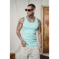 Slim Fit Kaşkorseli Esnek Düz  Erkek Sporcu Atlet XS