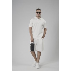 Yarım Oversize Kalıp Polo Yaka Erkek Şort Takım S