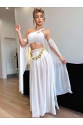 Kadın Fantazi Beyaz Özel Tasarım Harem Kostüm 2274 S/M
