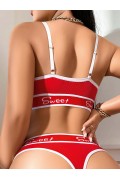 Kadın Kırmızı Sweet Sütyen Kilot Takımı 5161 S/M