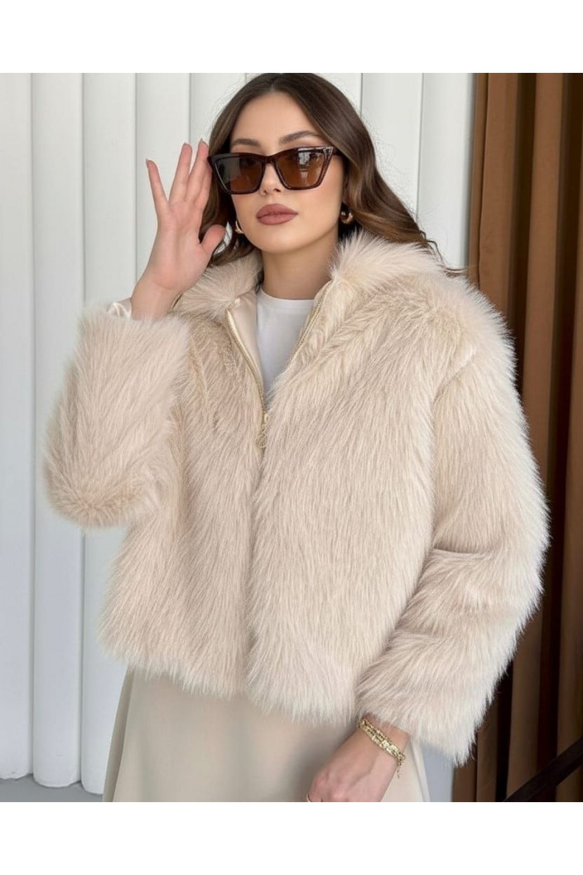 Fermuarlı Lolita Kürk