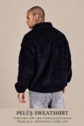 Erkek Pelüş Sweatshirt