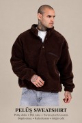 Erkek Pelüş Sweatshirt