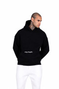 Bonjour Rebels Sırt Baskılı Oversize Kapüşonlu Sweatshirt