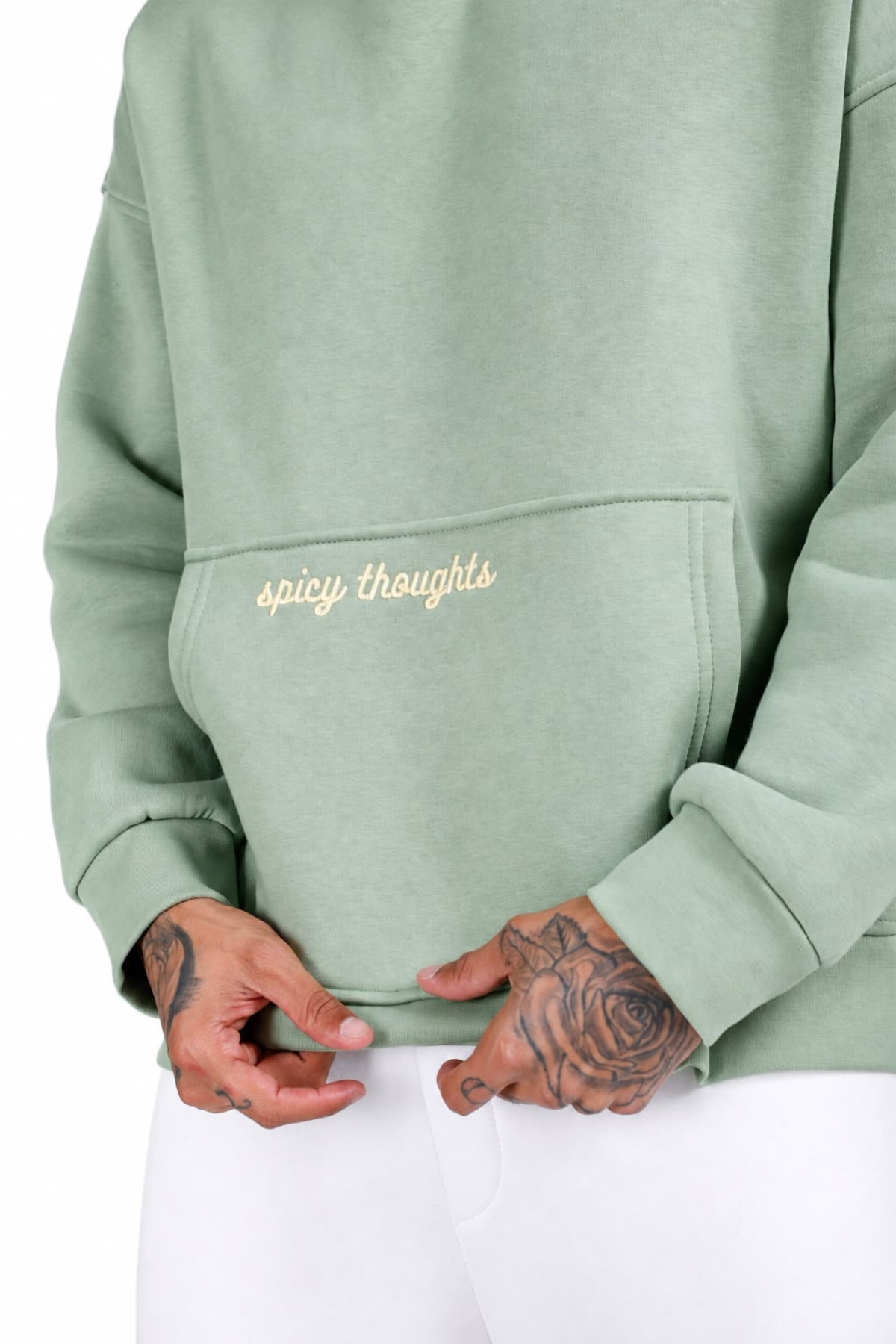 Bonjour Rebels Sırt Baskılı Oversize Kapüşonlu Sweatshirt