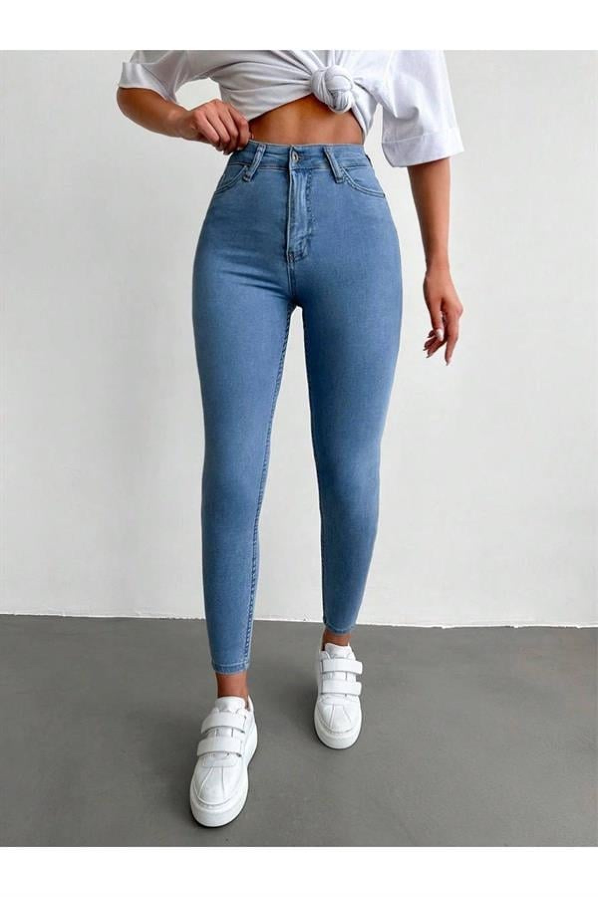 Skinny Jean Likralı Kadın Kot Pantolon 36
